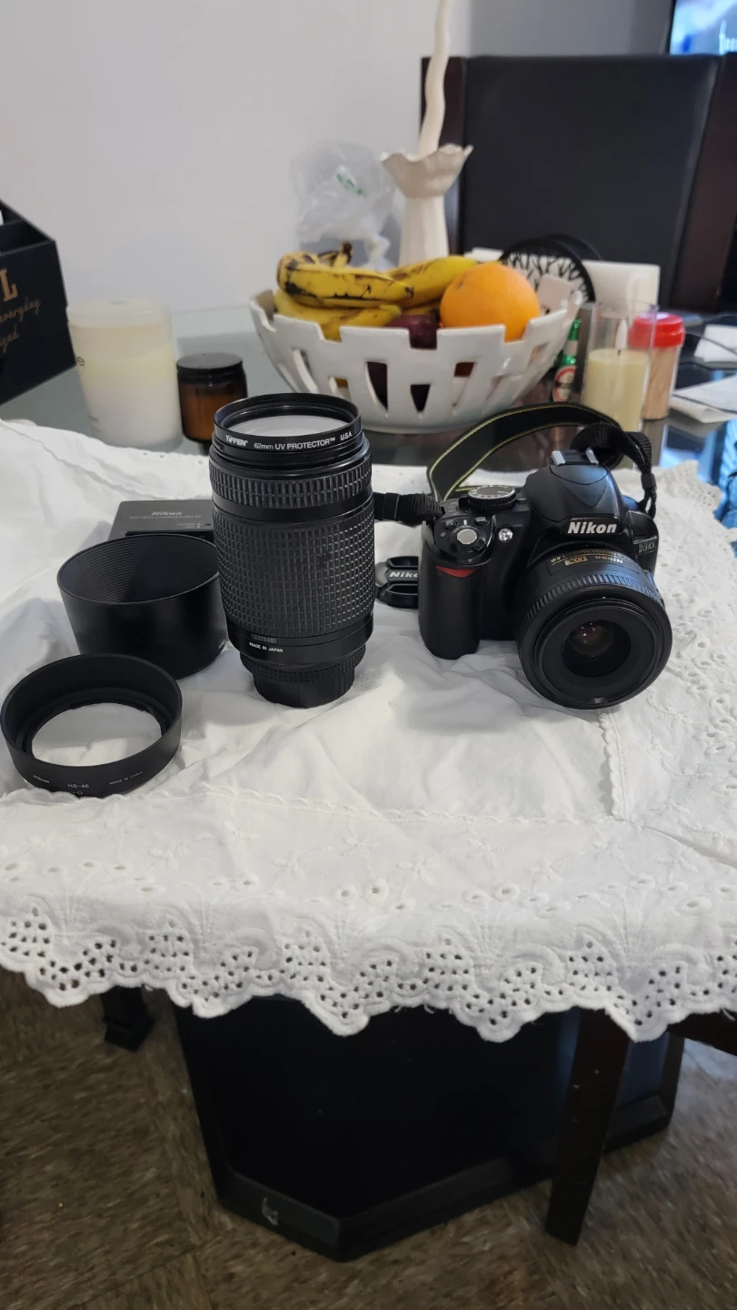 Nikon D3100 Camera with Two Lenses - photo 3