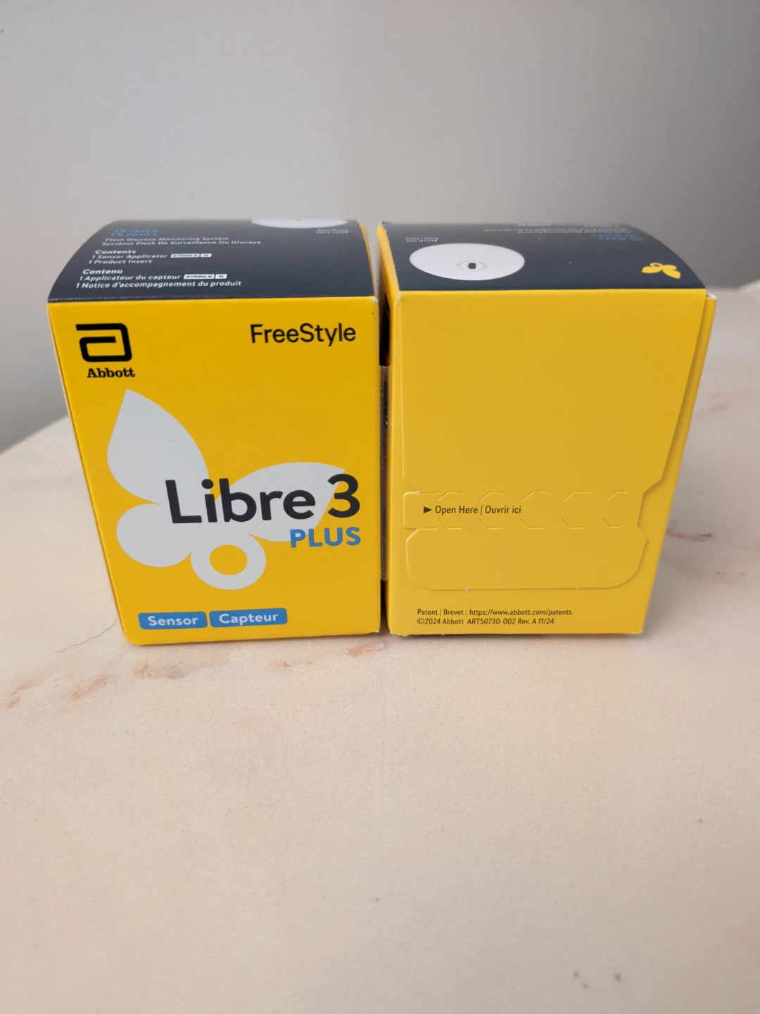 2 packs of Abbott FreeStyle Libre 3 PLUS
