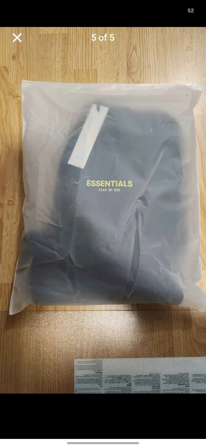 Essentials Fear of God Sweatpants - Black - Large - photo 5