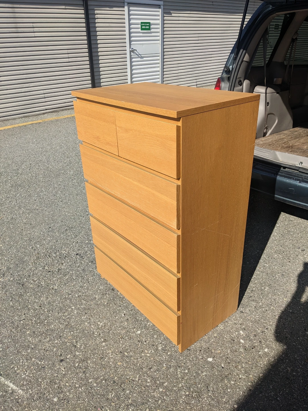 Malm Ikea dresser delivery available - photo 3