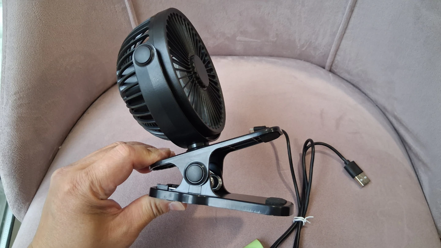 Fan USB Chargeable Clamp - photo 3