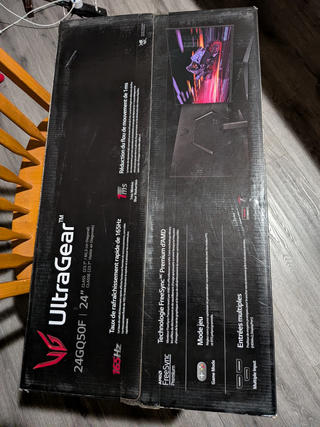 LG UltraGear 24" 165Hz Gaming Monitor (24GQ50F) - w/ Box - photo 3