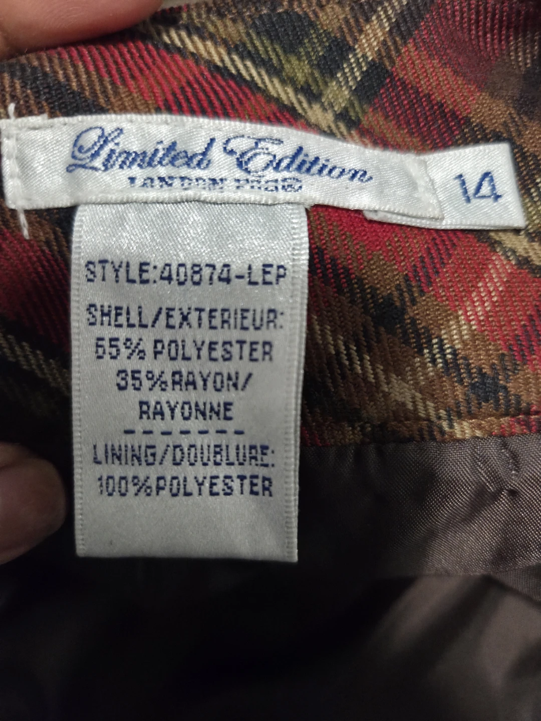 Limited Edition Tartan Pleated Skirt - photo 2
