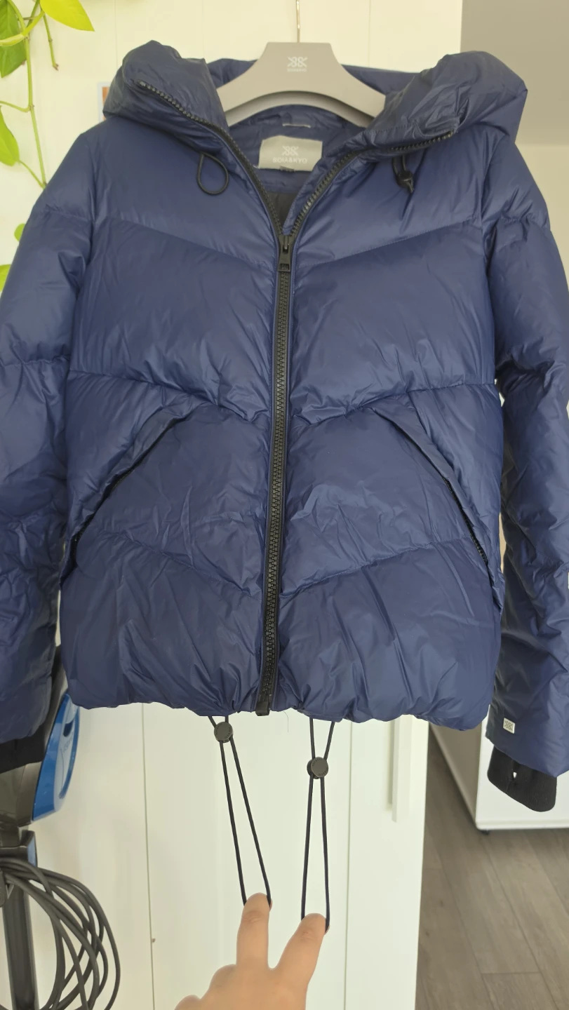 Soia & Kyo Navy Puffer Jacket - photo 3