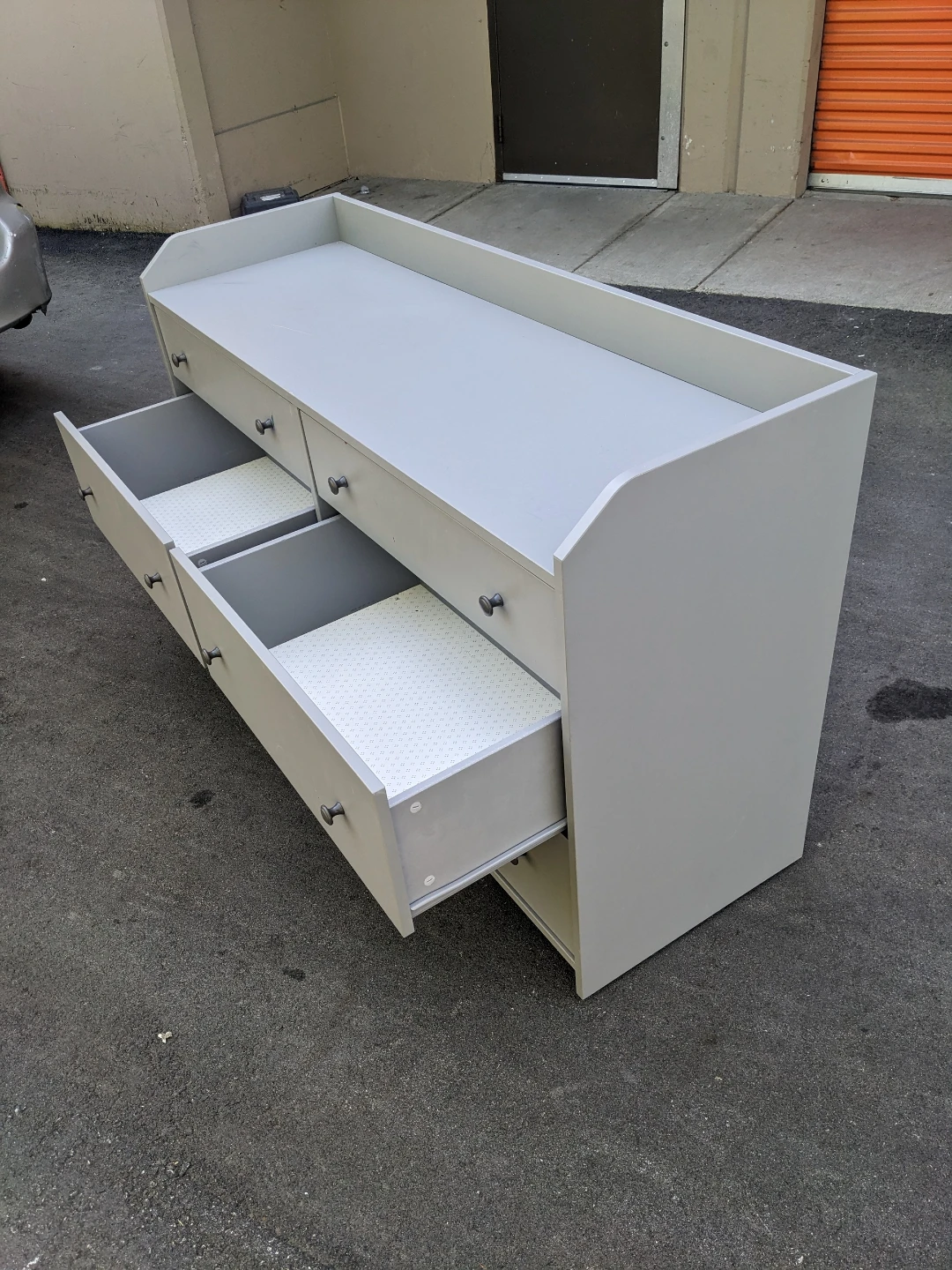 Grey Baby Changing Table Dresser - photo 2