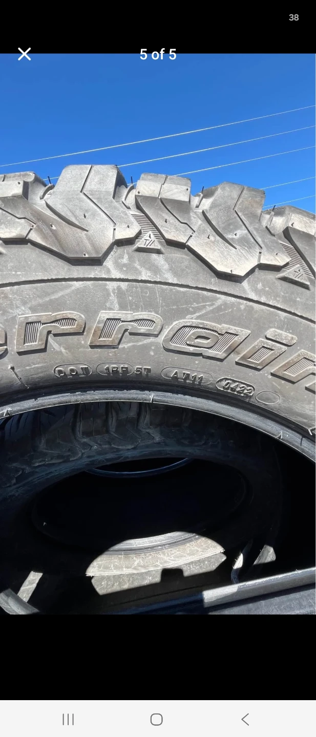 Set of 4 BFGoodrich allTerrain Tires - photo 2