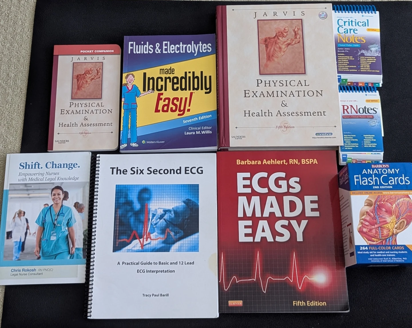 Nursing and medical books