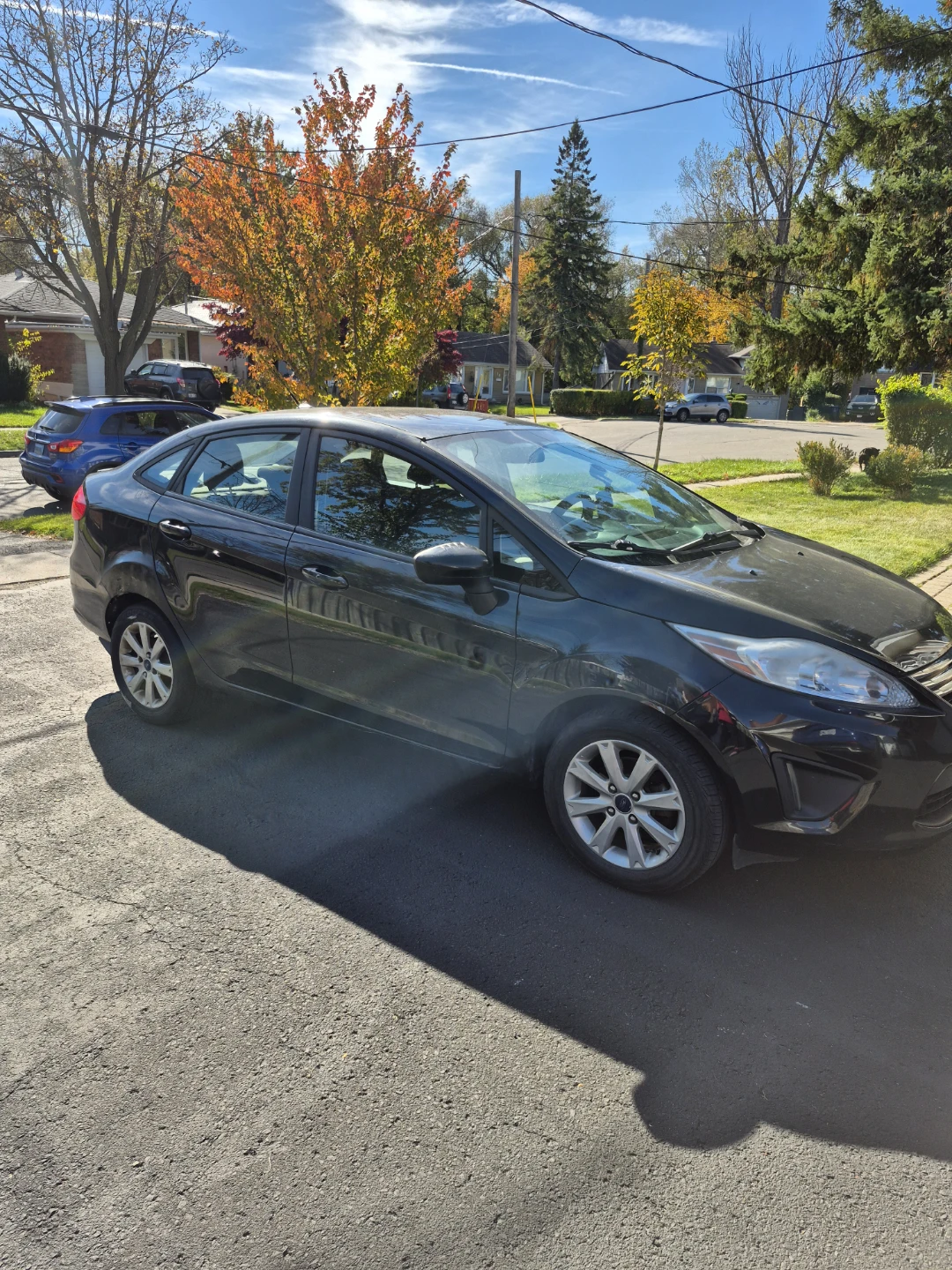 Black Ford Fiesta Hatchback