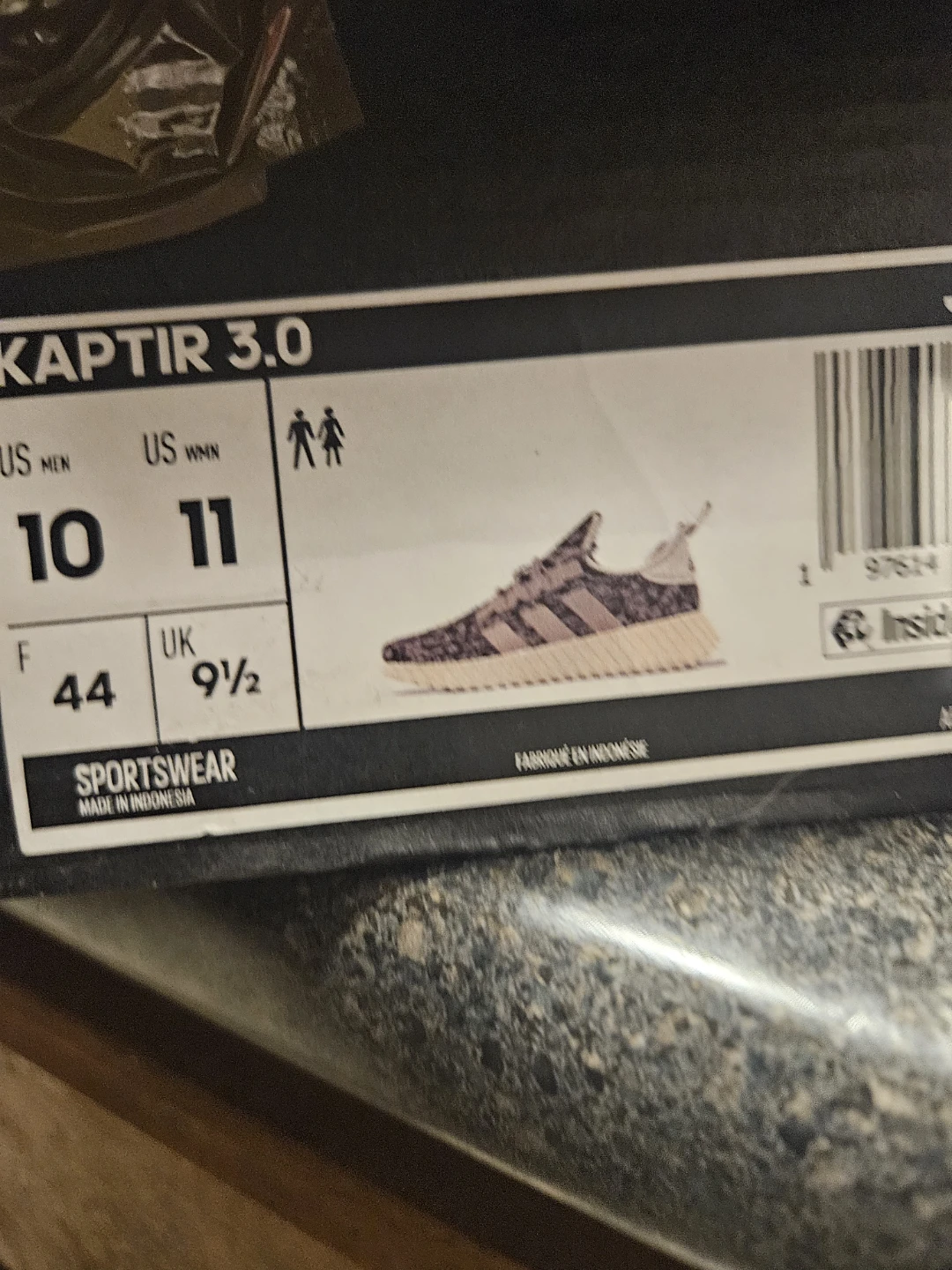Adidas Kaptir 3.0 Sneakers Men's Size 10 - photo 2