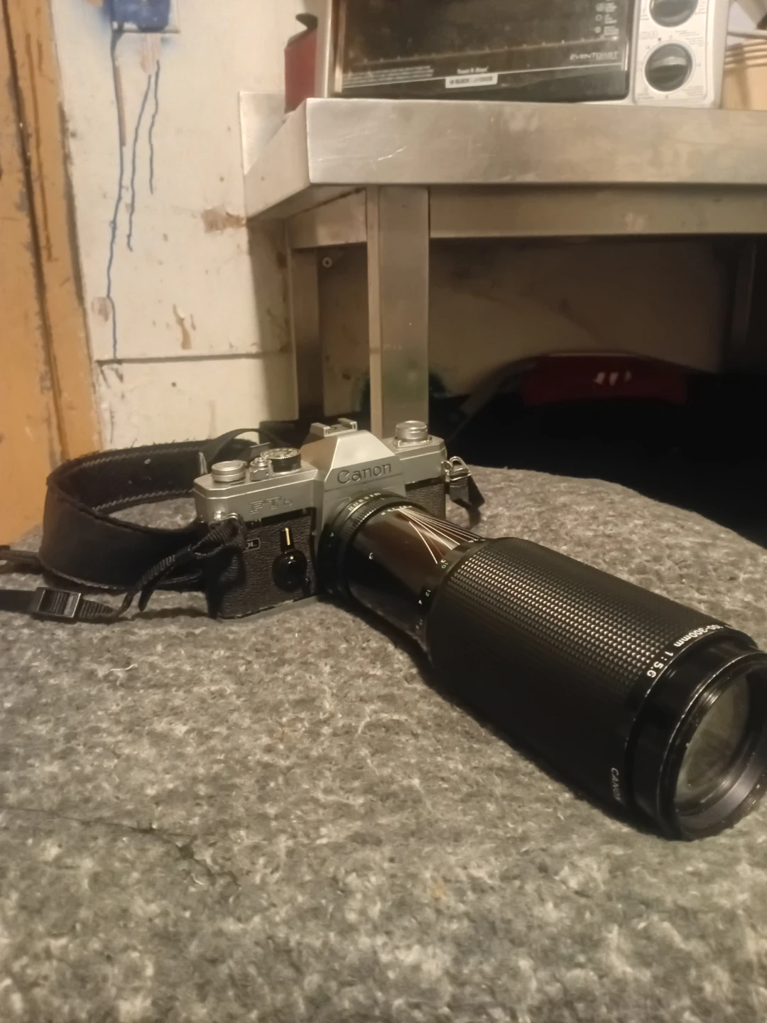 Canon FTb SLR Camera with 100-300mm Lens