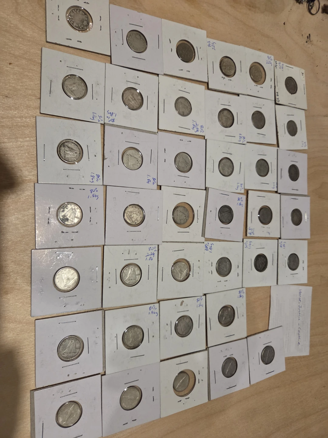 Silver Coins and old Bills