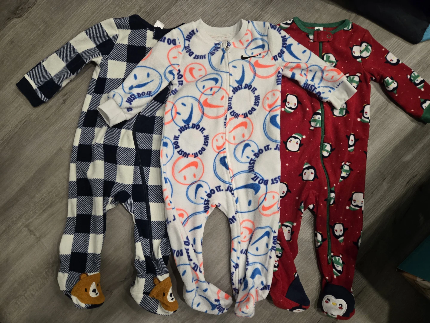 Baby Sleeper Pajamas 3-Pack 6-12 Months Nike and Joe fresh
