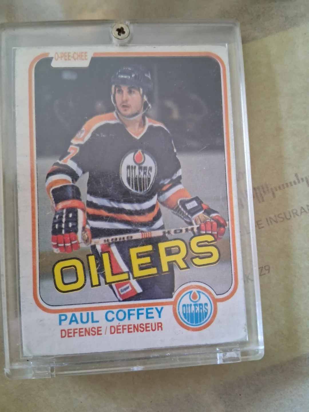 1981 O-Pee-Chee RC Paul Coffey Oilers Hockey Card