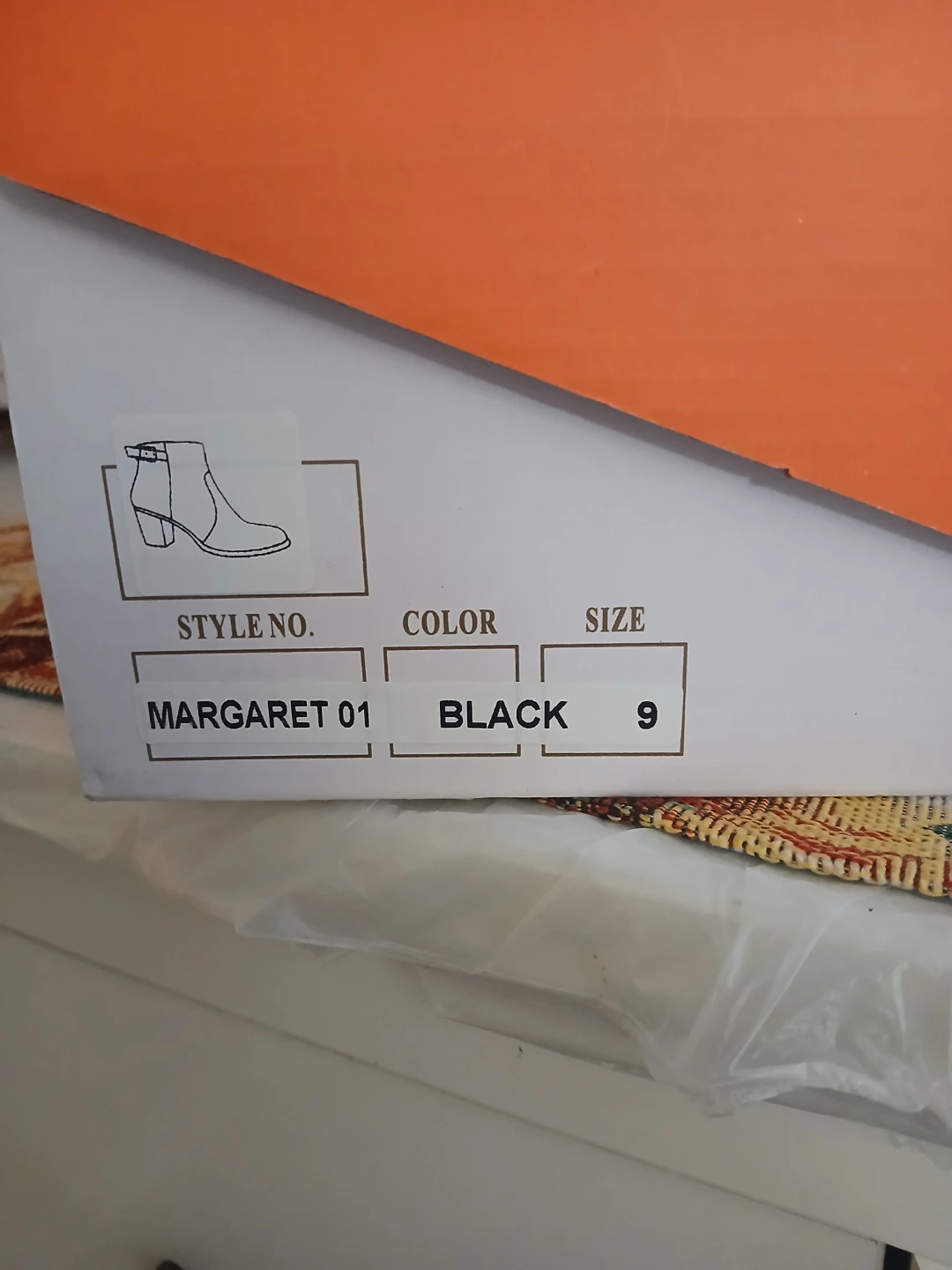 Bella Hanna Margaret 01 Black Ankle Boots Size 9 - photo 5