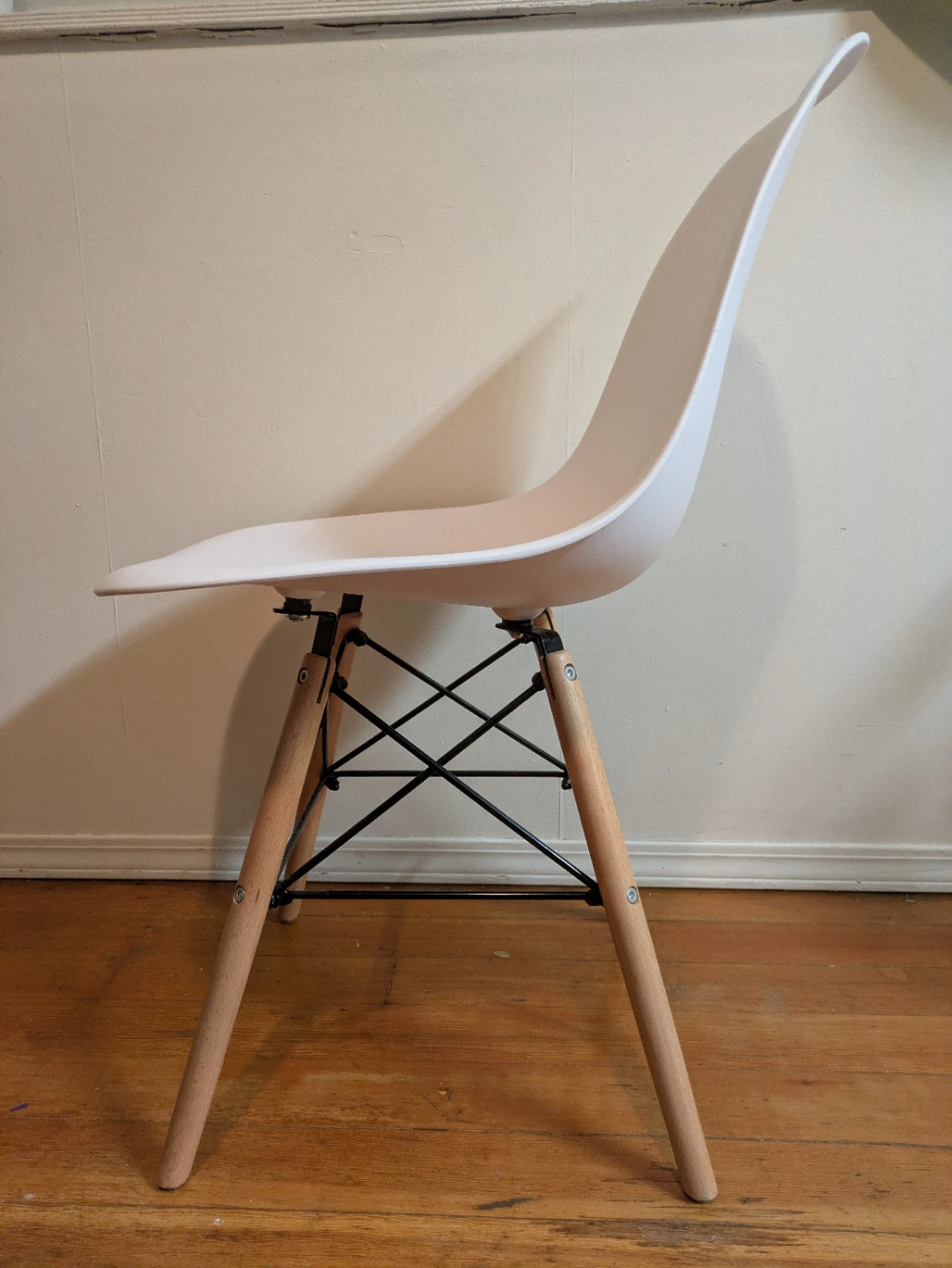 Modern White Dining Chair - photo 2