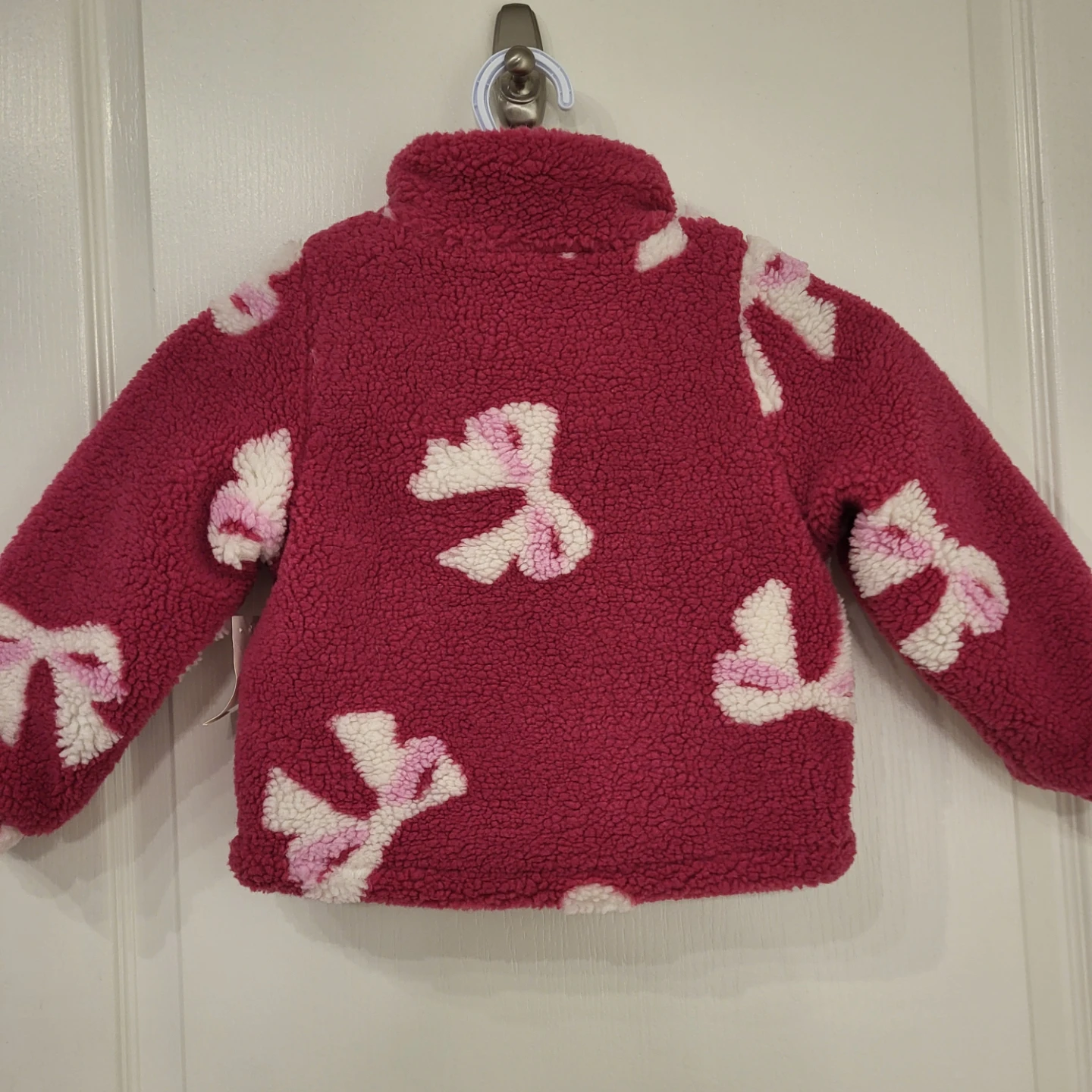 Girls Pink Sherpa Jacket - Size 4Y - photo 4
