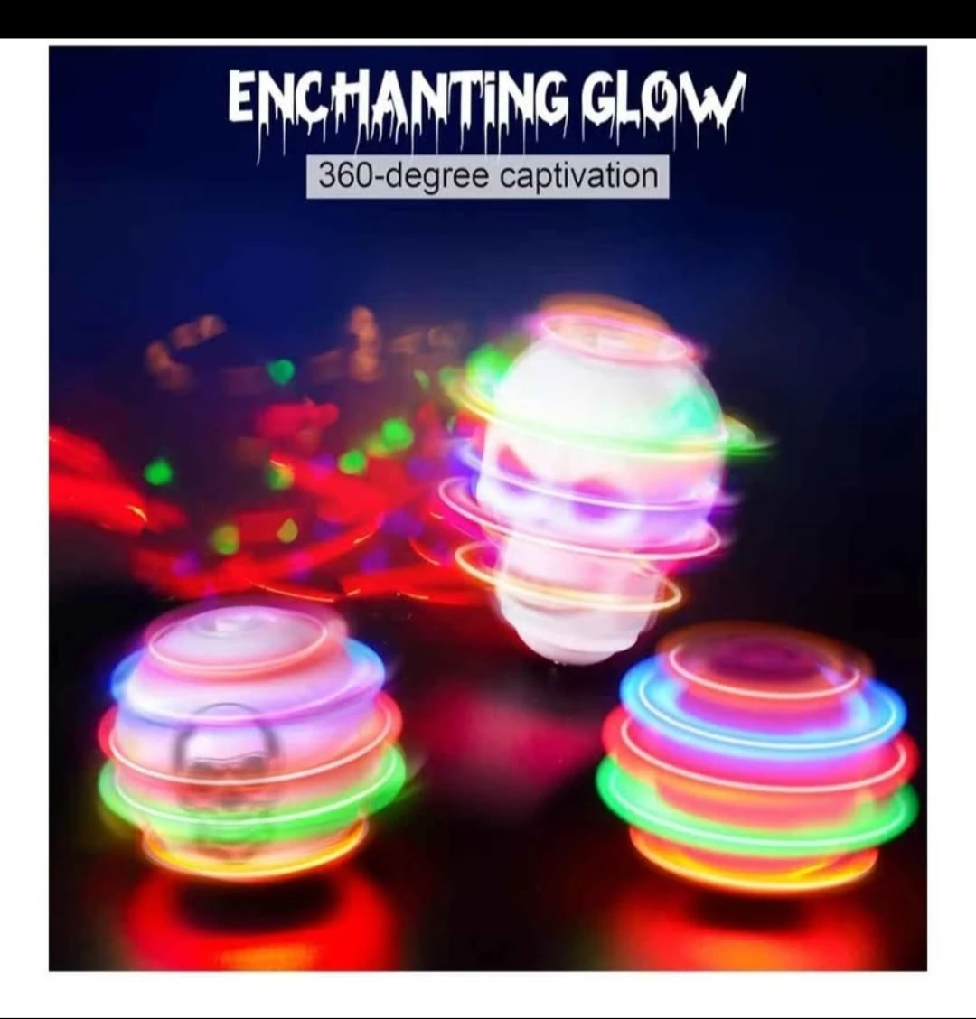 Halloween Spinning and Light Up Party Toys, 6 Pcs - photo 3
