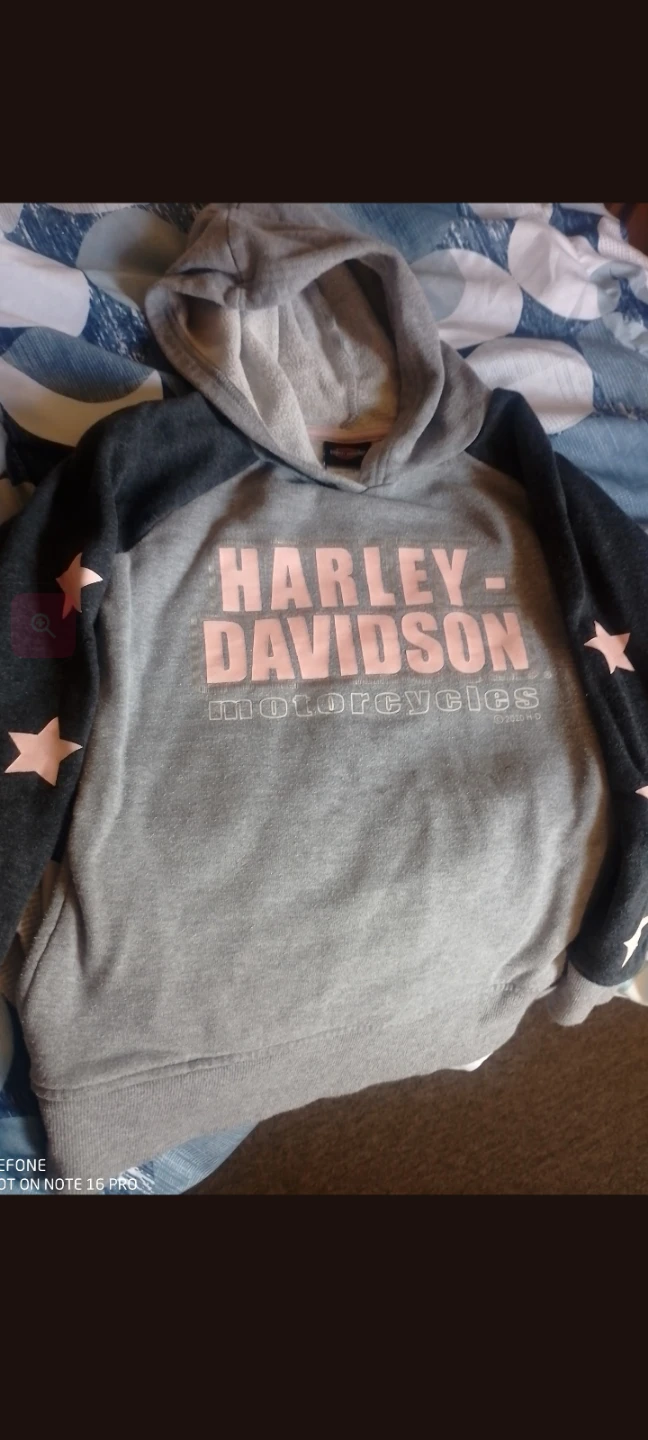 Harley-Davidson Girls Hoodie Size 7/8