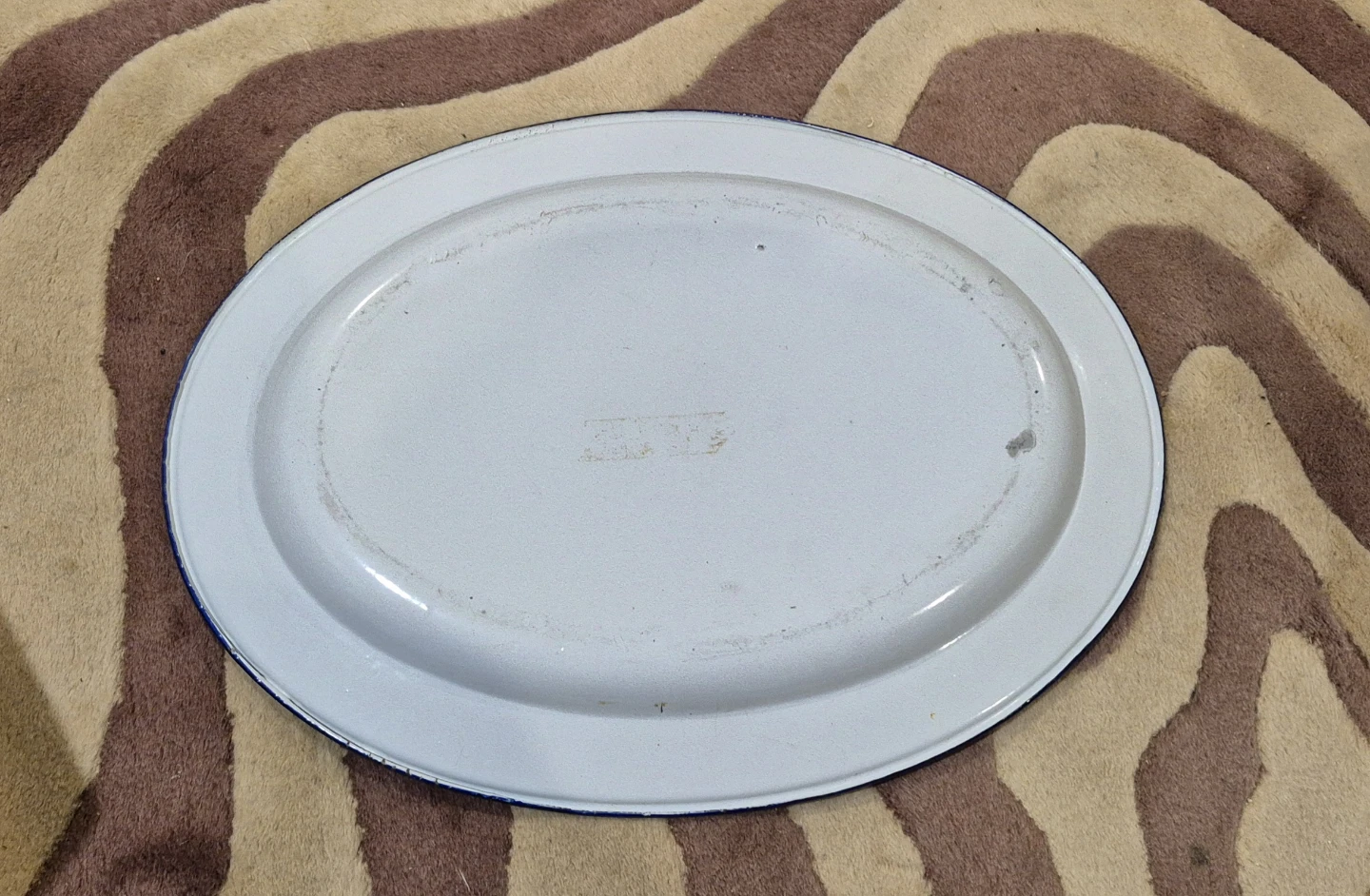 Vintage Turkey Enameled Serving Platter (Skokie) - photo 2