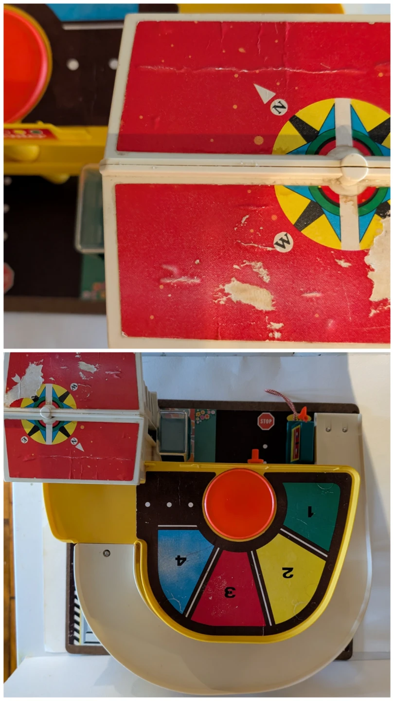 Fisher Price 930 Parking Ramp Service Center Garage