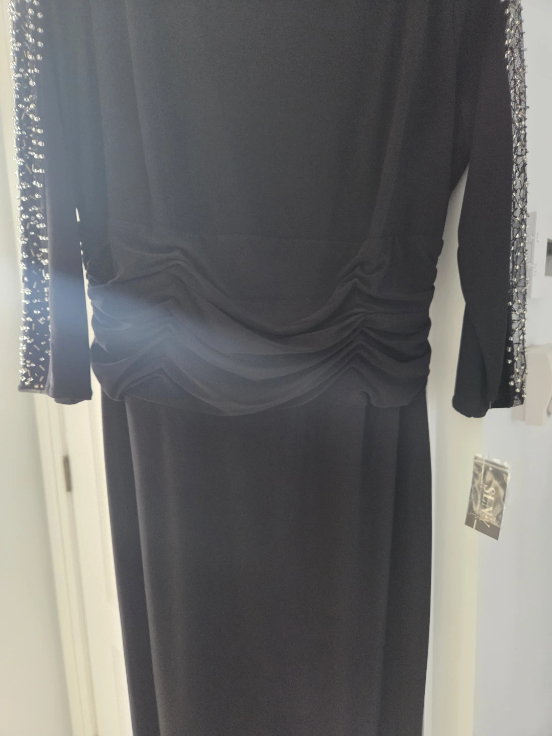 SLNY Black Dress, Size 16 - photo 4