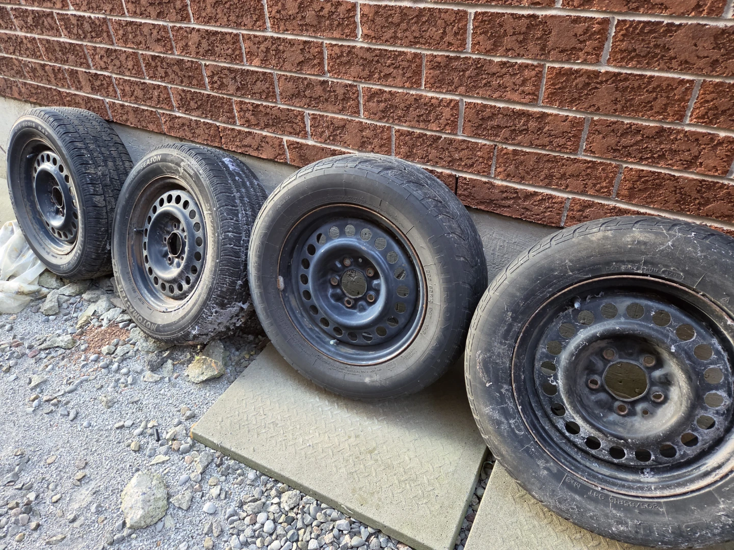 15" steel rims