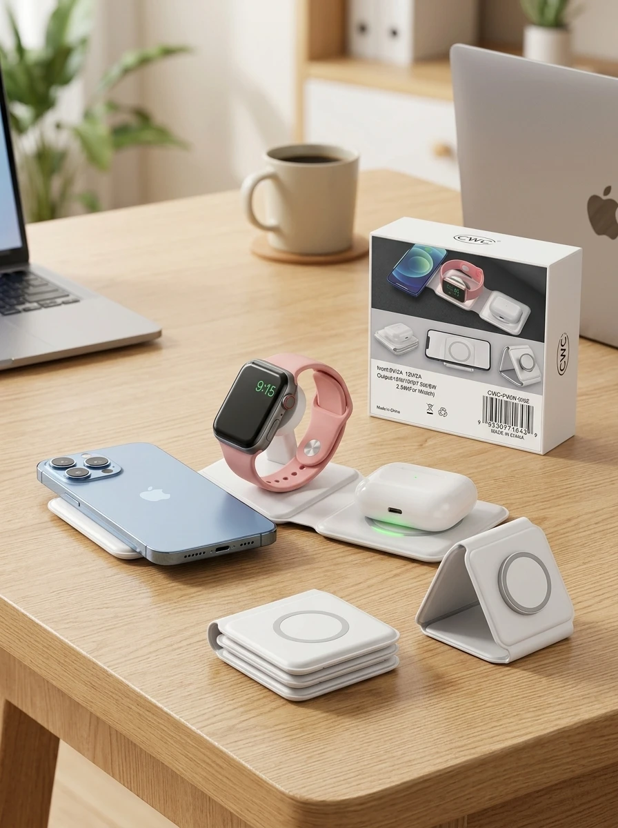 CWC 3-in-1 Magnetic Wireless Charger - photo 2