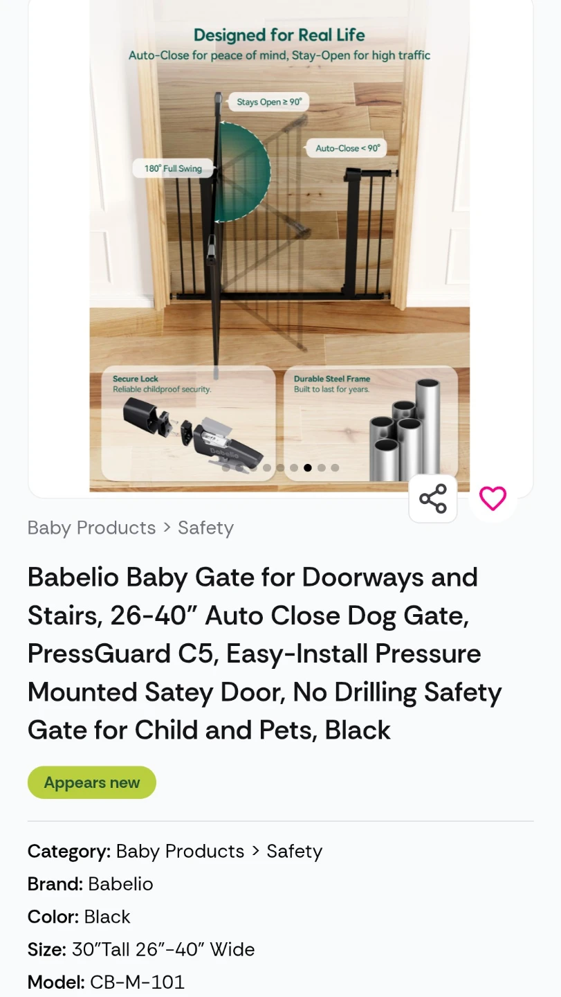 Babelio Baby Safety Gate - photo 5