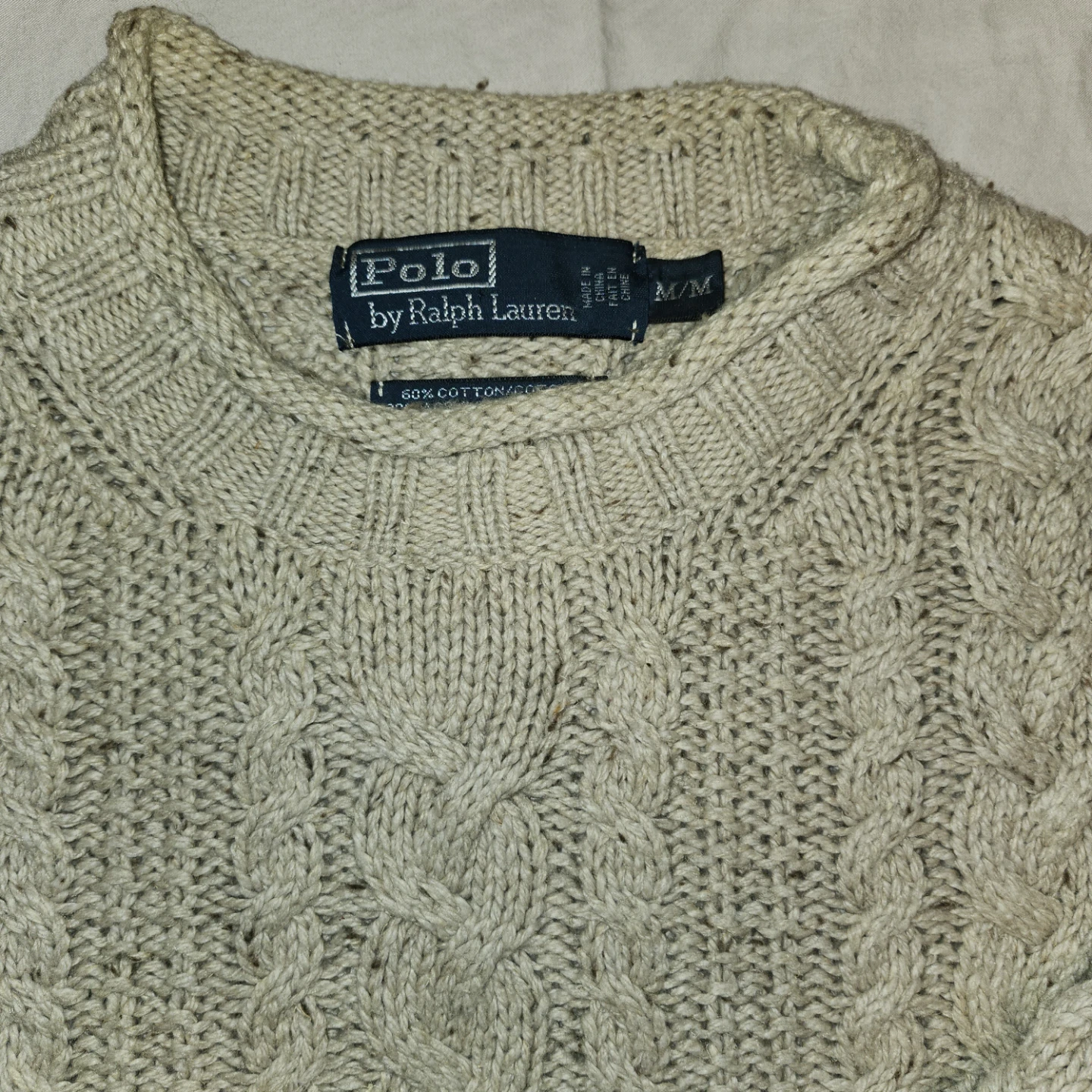 Vintage Polo by Ralph Lauren Cable-Knit Sweater - photo 3
