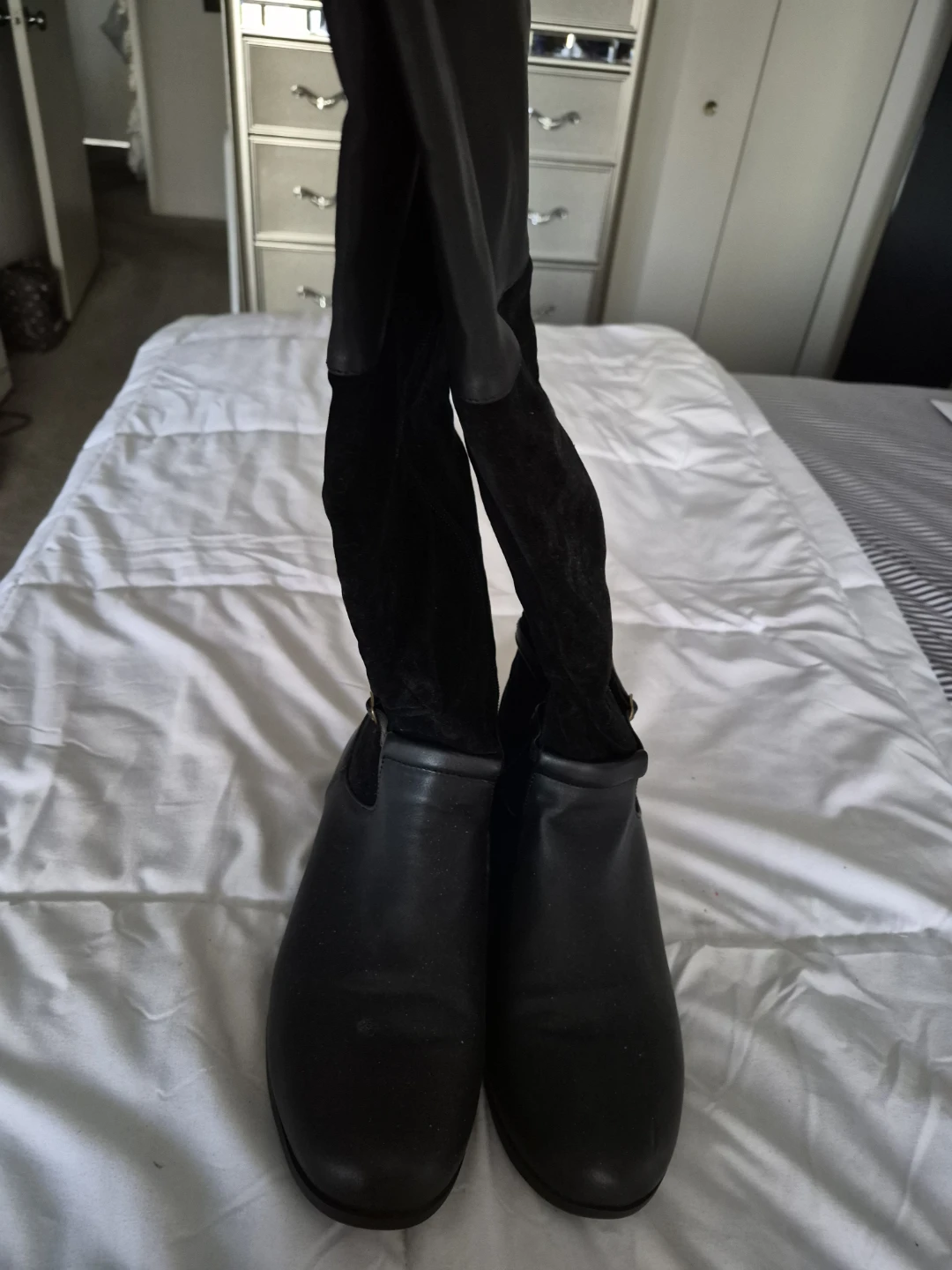 Women's Black Knee-High Boots