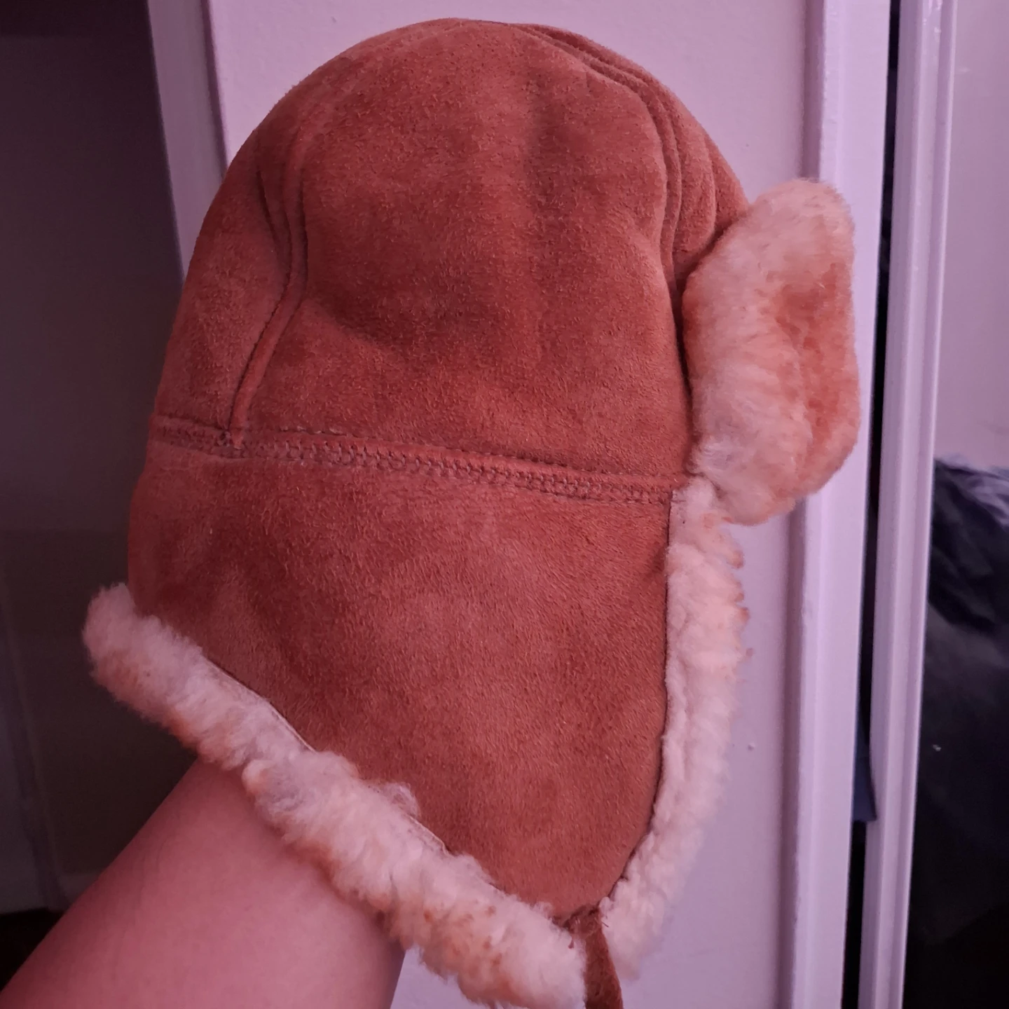 Vintage Sheepskin Trapper Hat - photo 2