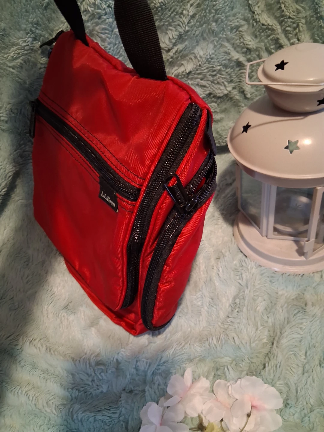 L.L.Bean Red Hanging Toiletry Bag - photo 4