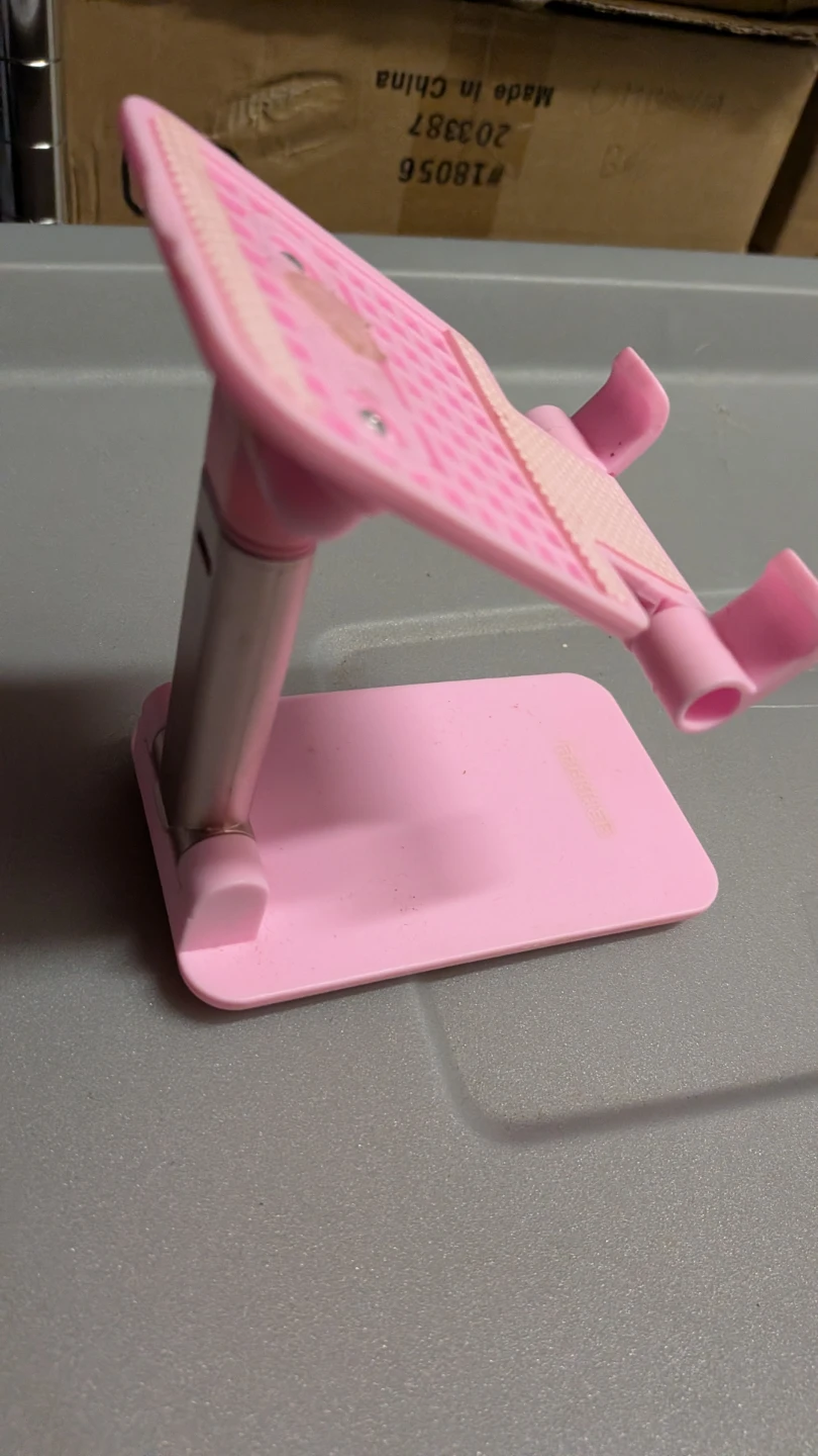 Pink Adjustable Phone and Tablet Stand - photo 2