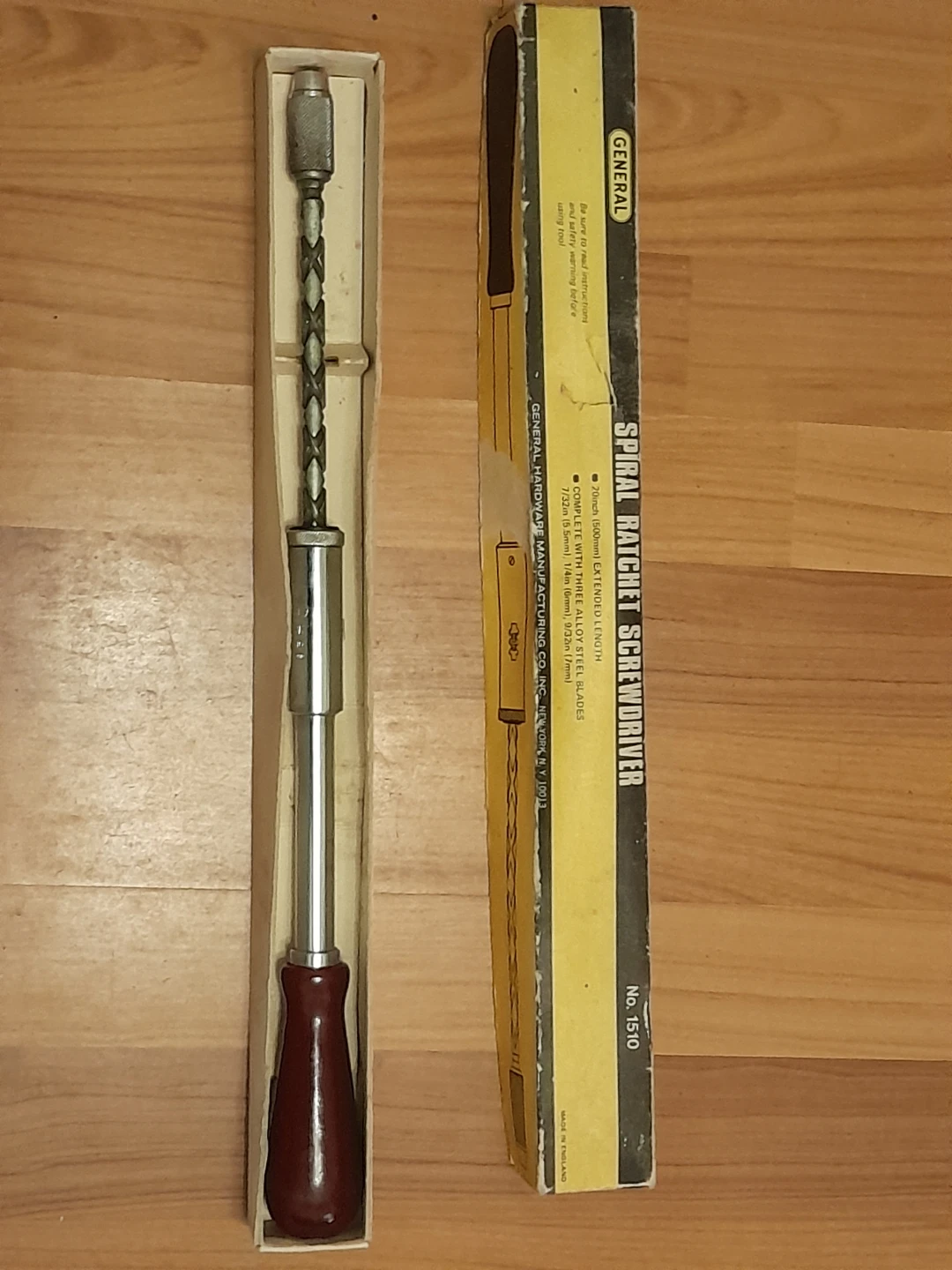 General Hardware Spiral Ratchet Screwdriver No. 1510