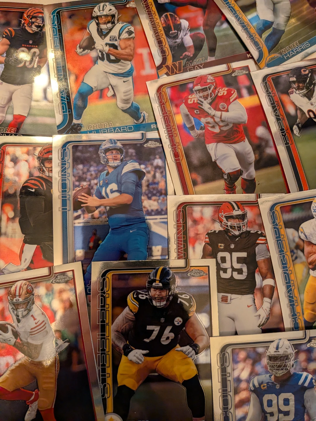 Topps Chrome NFL Trading Card Collection - photo 3