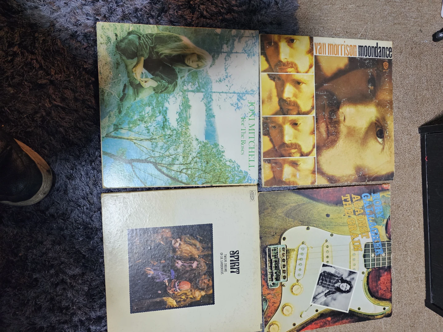 Set of 4 Vintage Vinyl Records