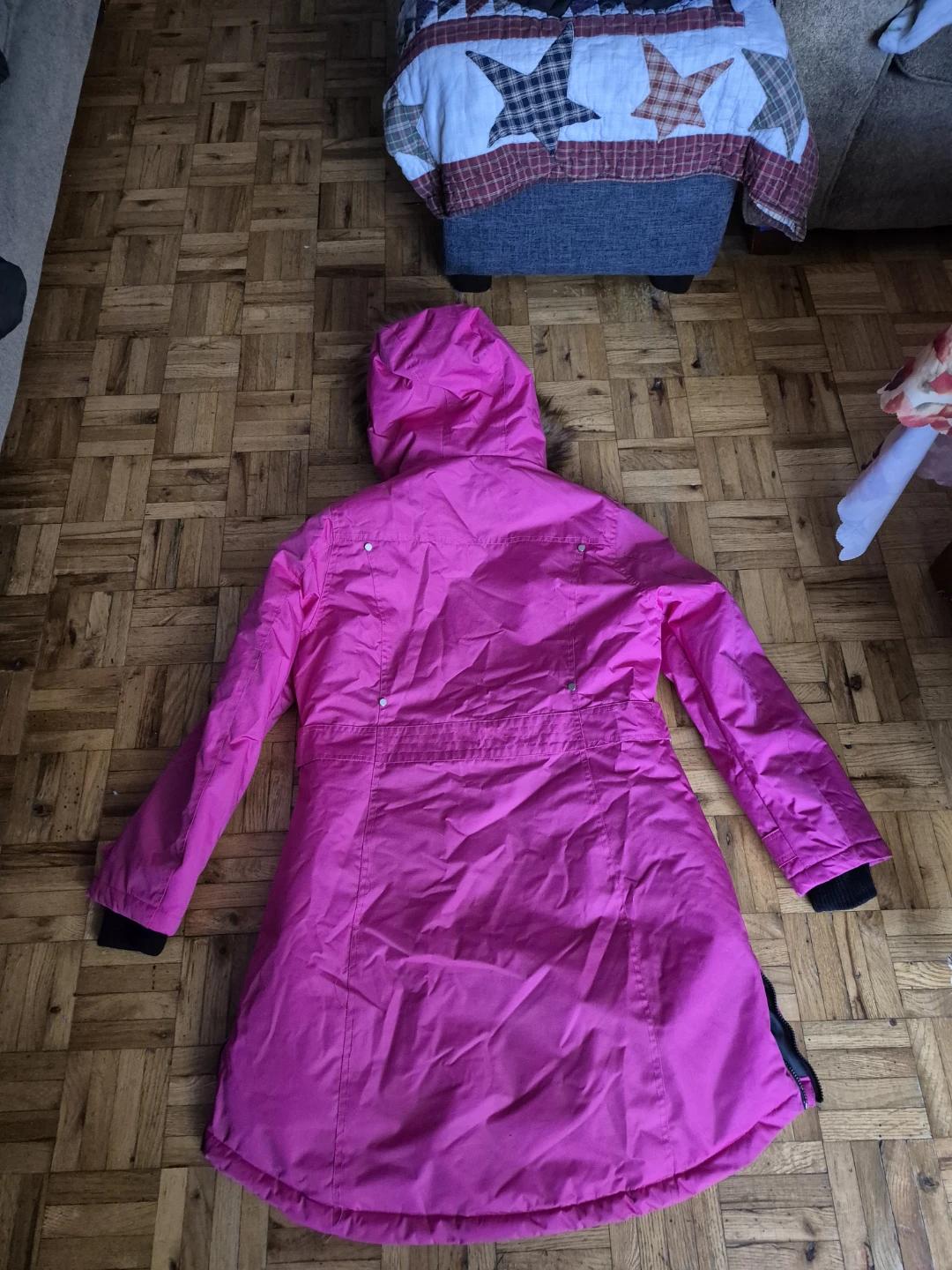 Canada weather gear pink winter Jacket.