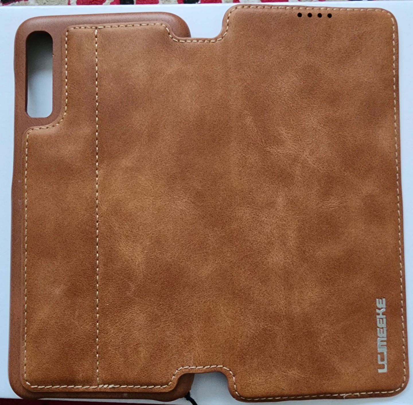 Samsung G. A70 (128GB) Dual SIM  Black + Tan Leather Wallet Case - photo 4