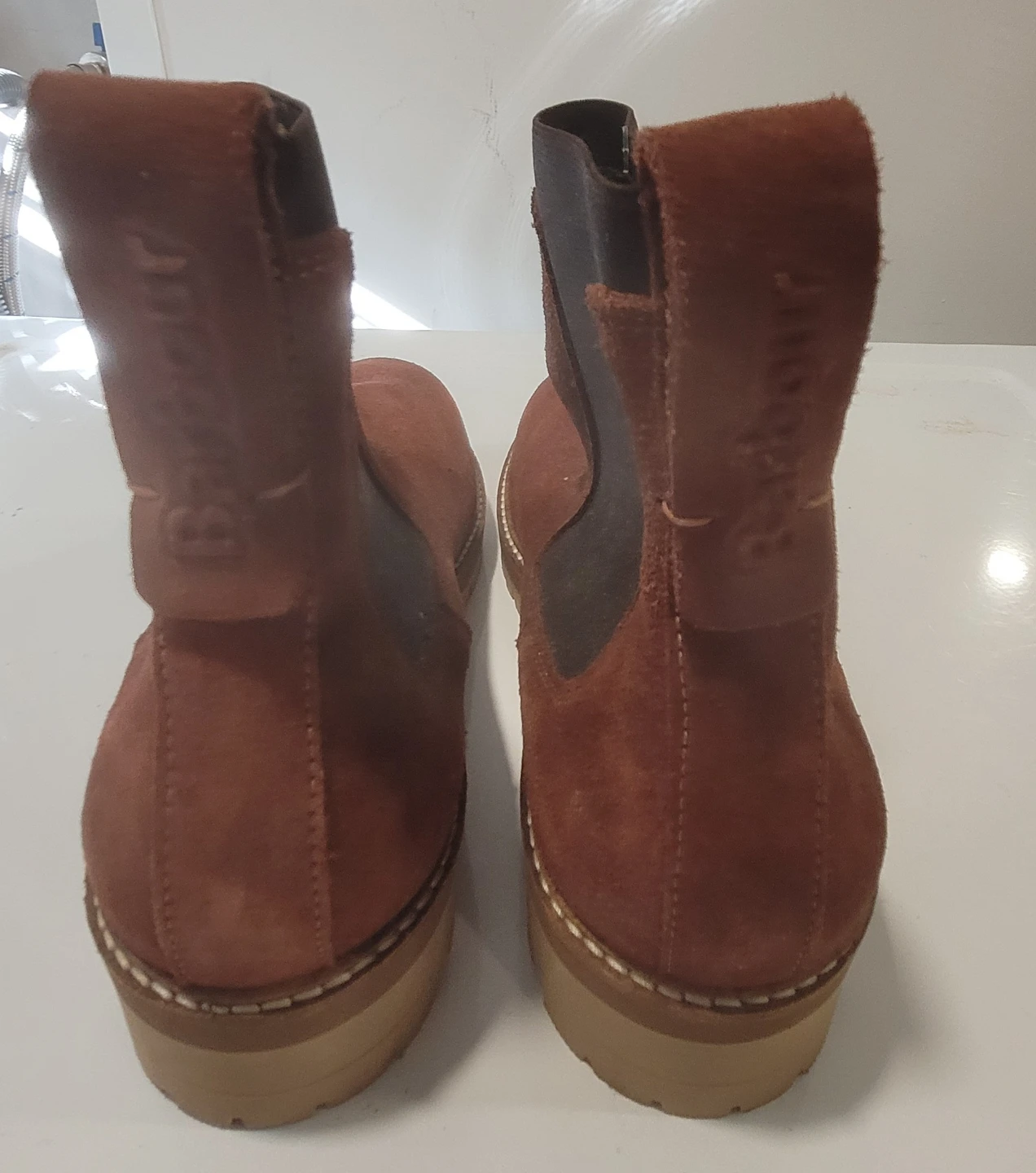 Barbour Brown Suede Chelsea Boots Size 5 - photo 4