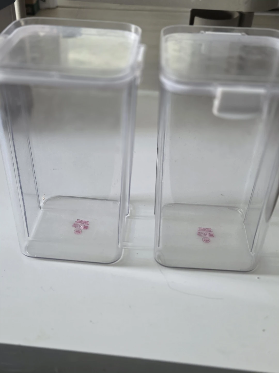 Two Clear Plastic Storage Containers - photo 5