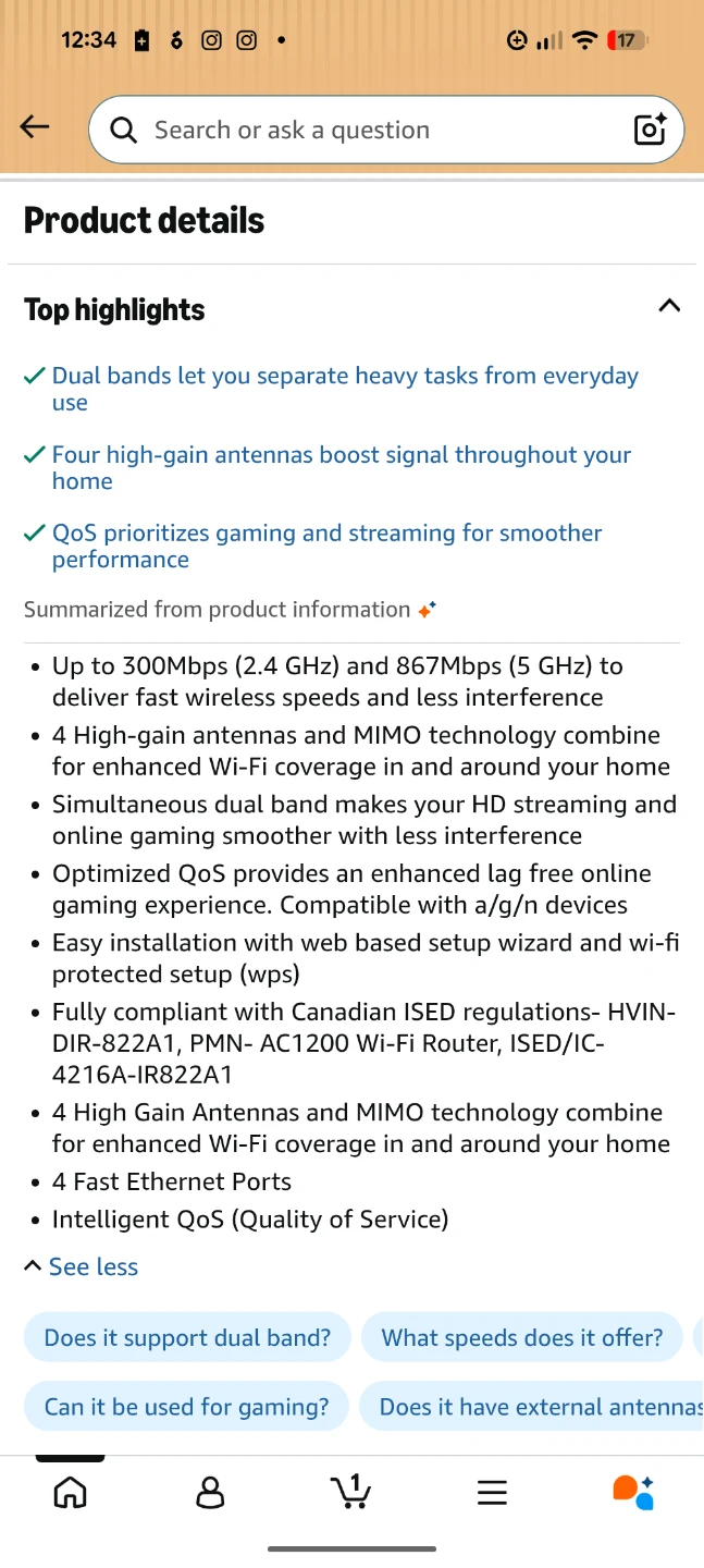 D-Link AC1200 Dual Band Wi-Fi Router - photo 4