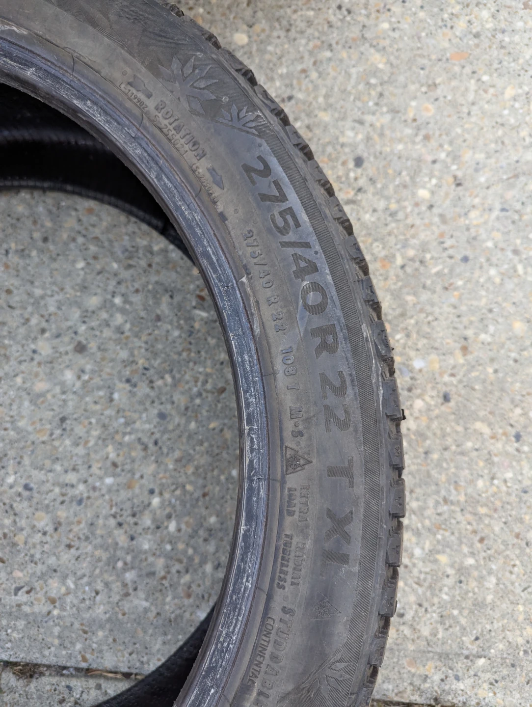 Continental IceContact Tires 275/40R22 - photo 5