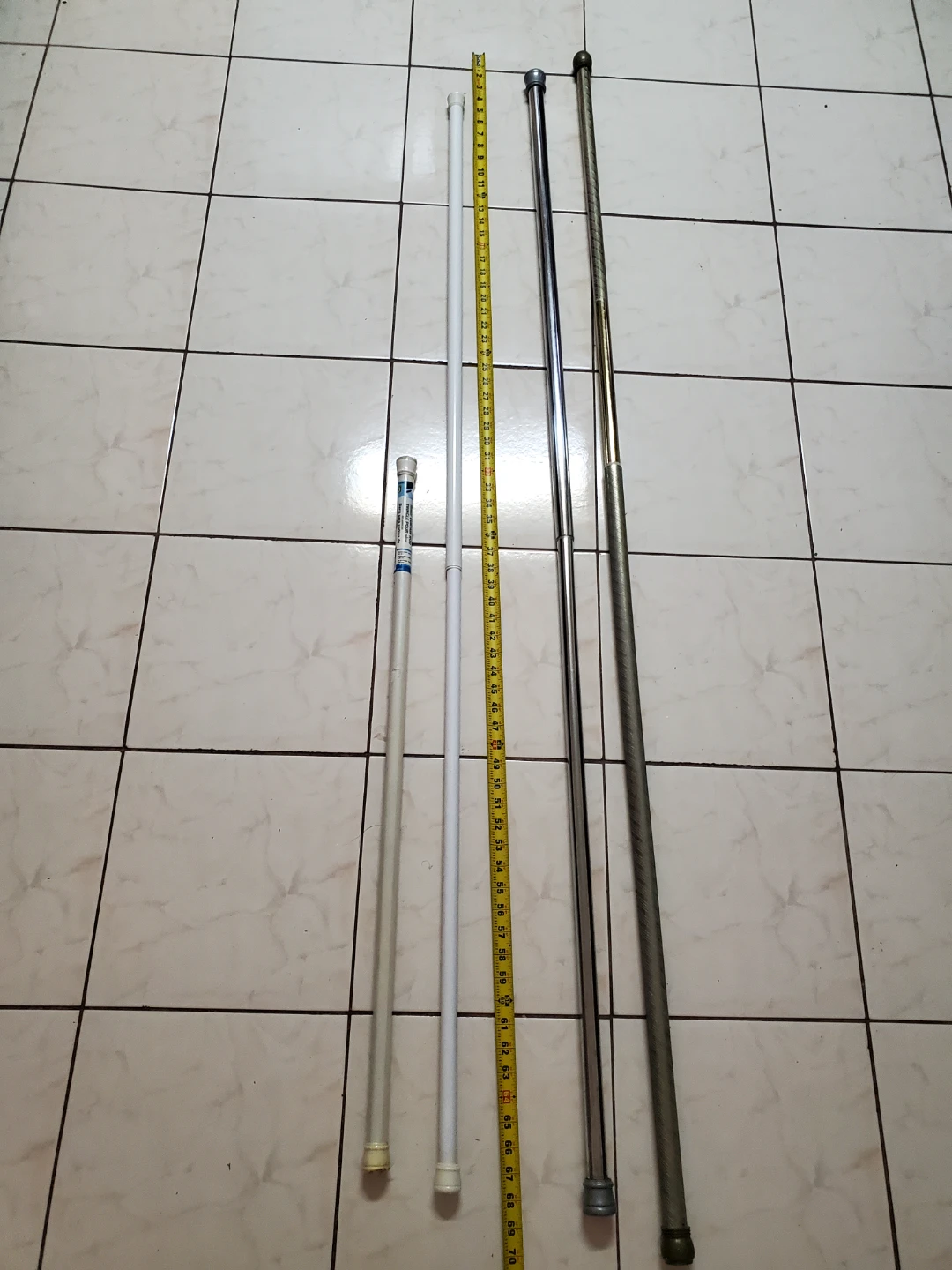 Four Assorted Shower Curtain Rods - photo 4