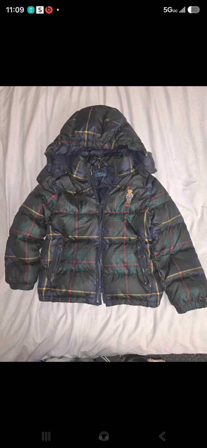 Polo Ralph Lauren Plaid Puffer Jacket - photo 2