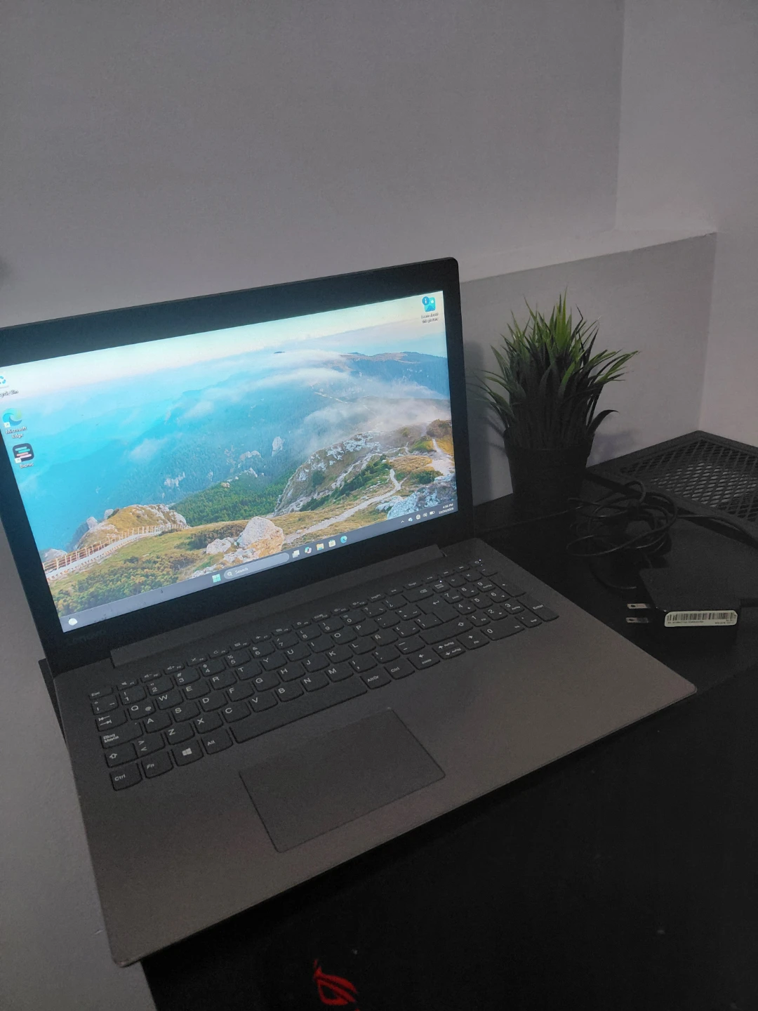 Lenovo Laptop with Charging Cable