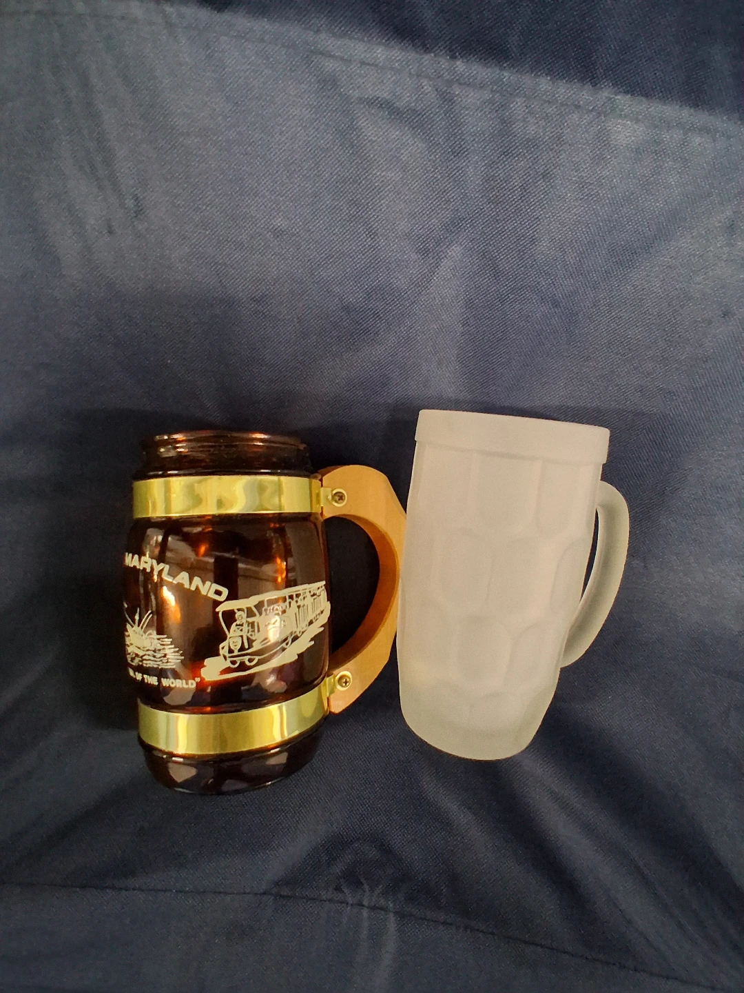 Set of 2 Vintage Style Beer Mugs