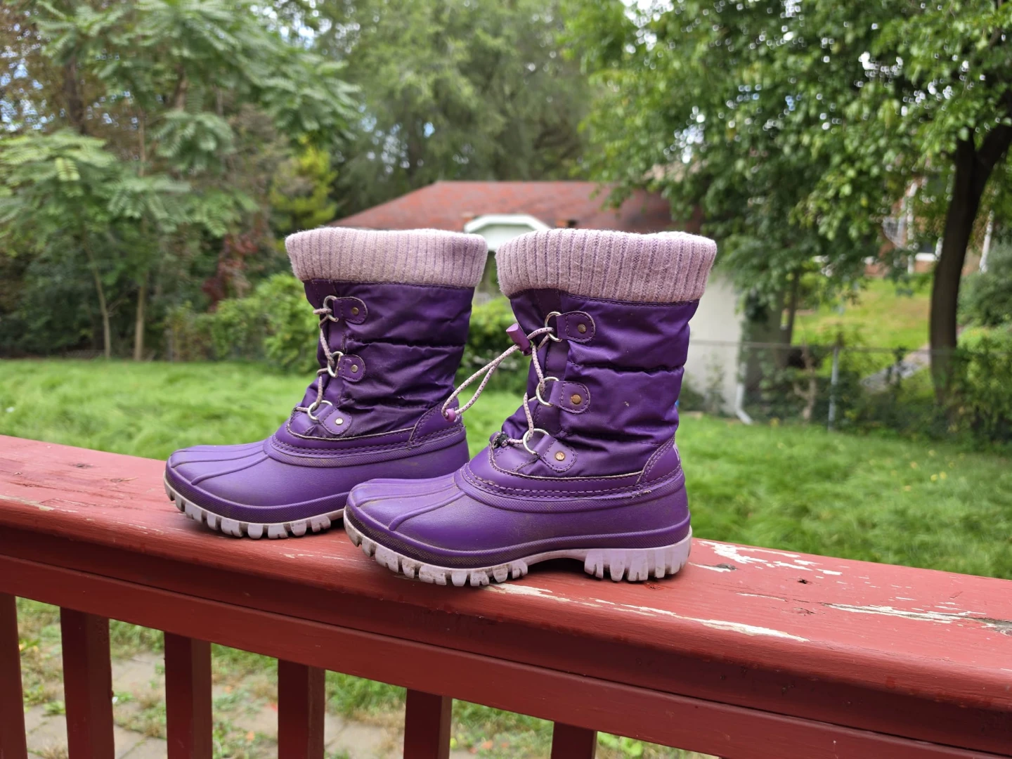Girls Purple Winter/Snow Boots