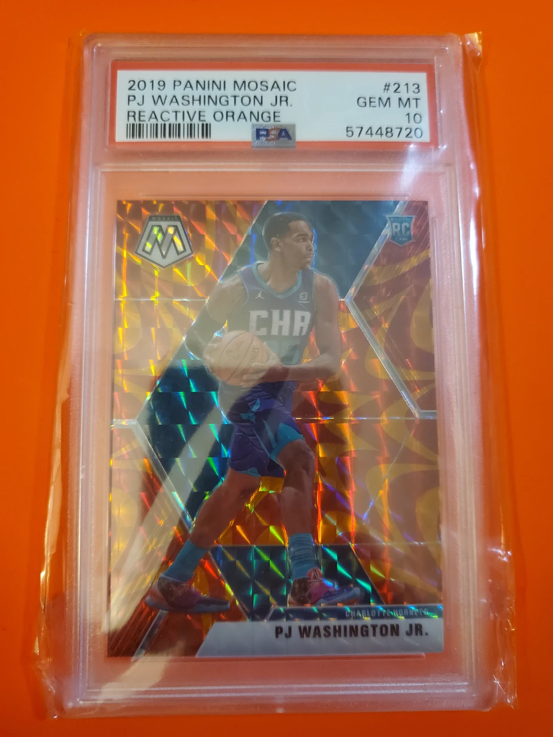 PJ Washington PSA 10 RC rookie card