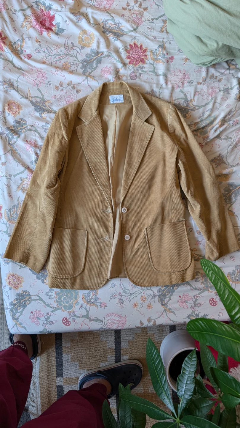 Vintage Garland Tan Corduroy Blazer - photo 2