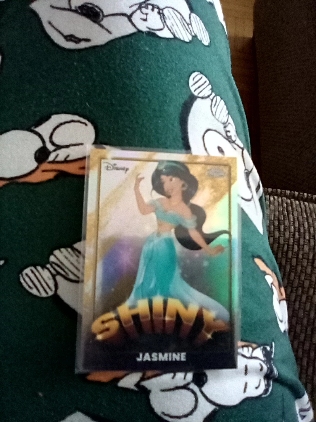 Disney Topps Jasmine Shiny Trading Card